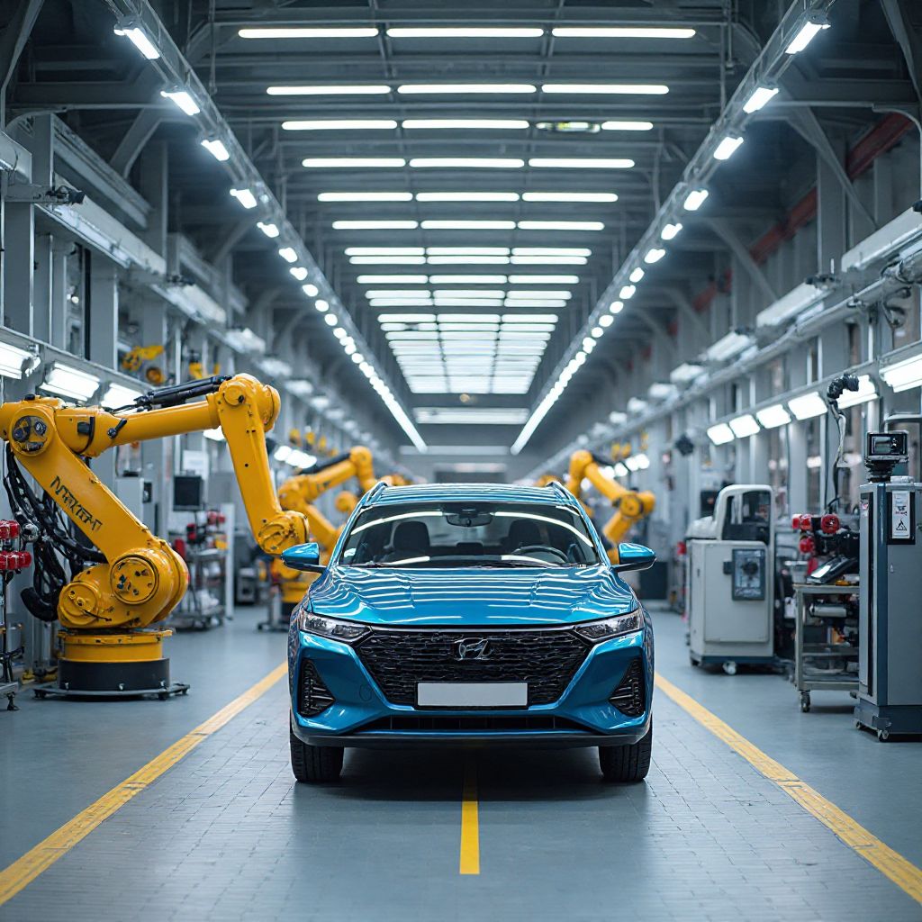 Fabrica de automobile modernizată